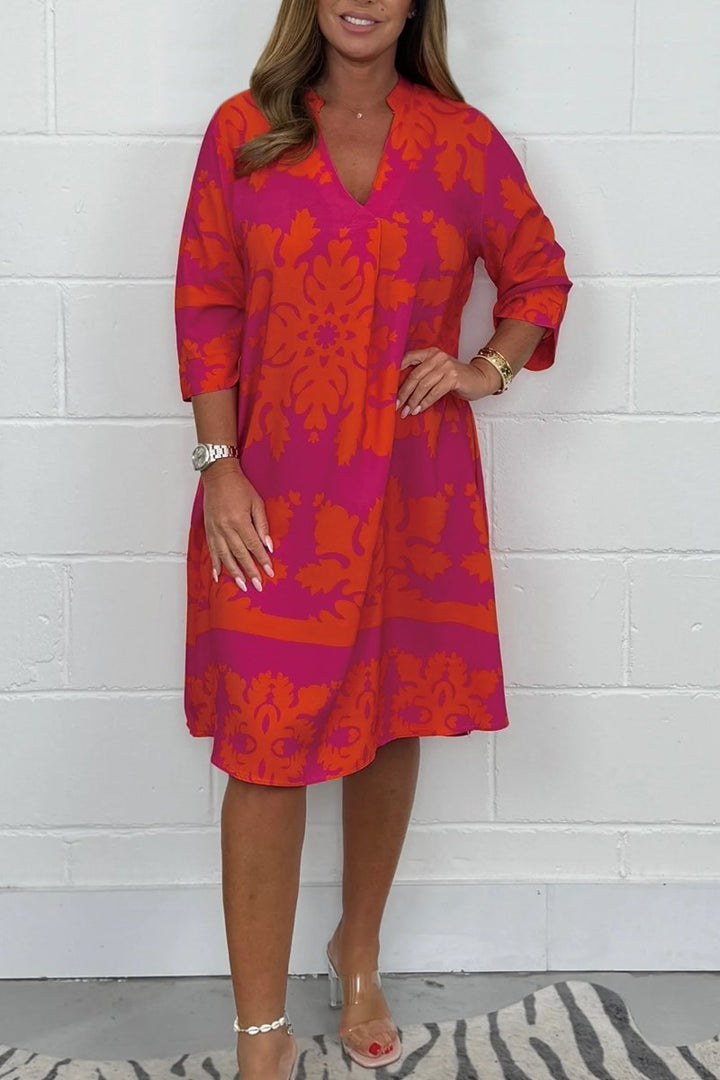 AVELINE / PRINTED SPRING DRESS