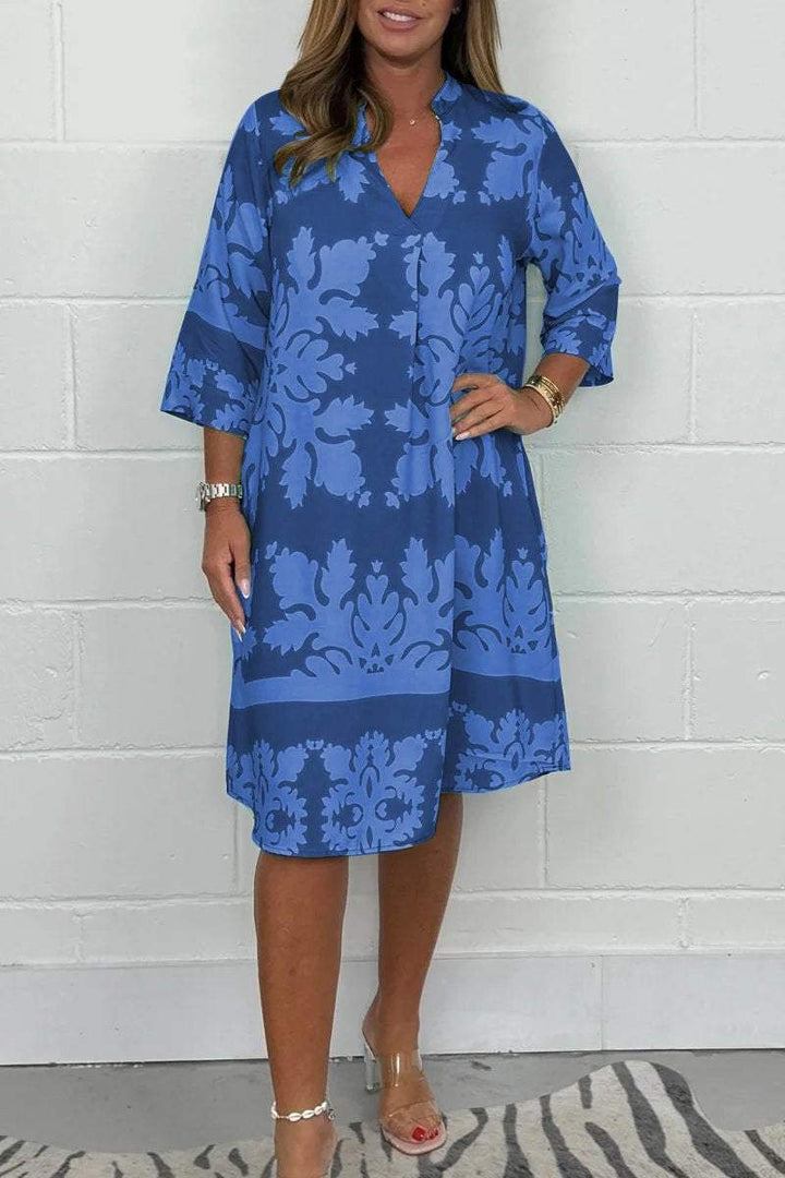 AVELINE / PRINTED SPRING DRESS