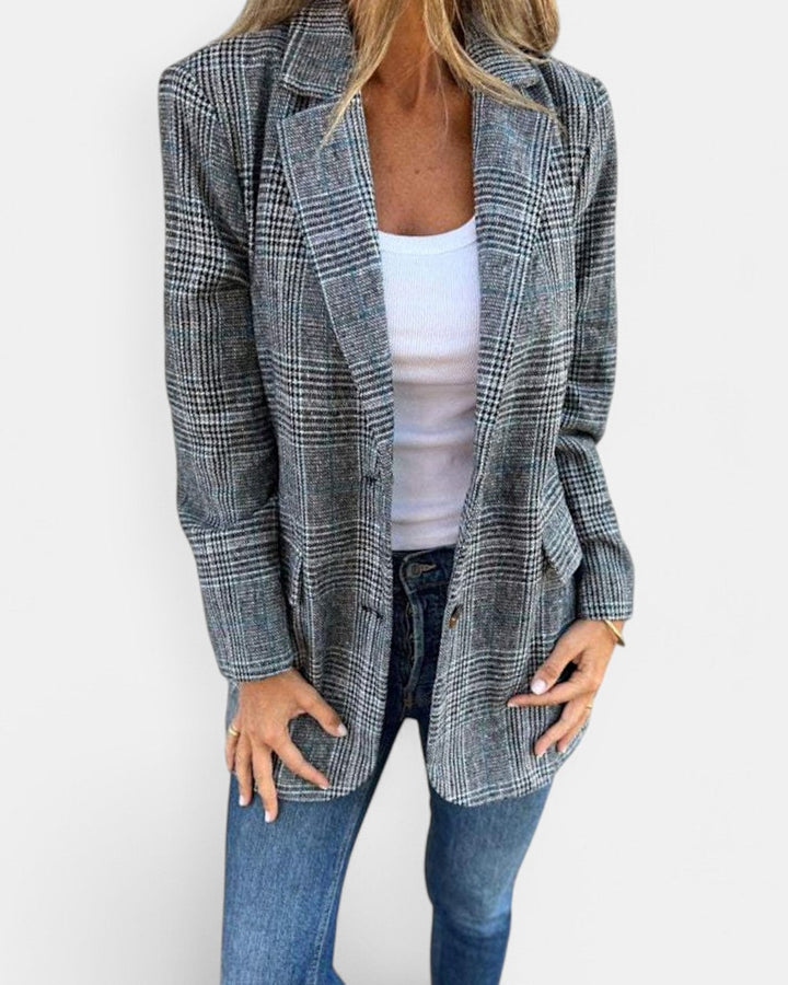 CAMILLE / CLASSIC CHECKED BLAZER