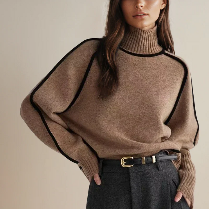 DEBRA / CHIC TURTLE NECK JUMPER