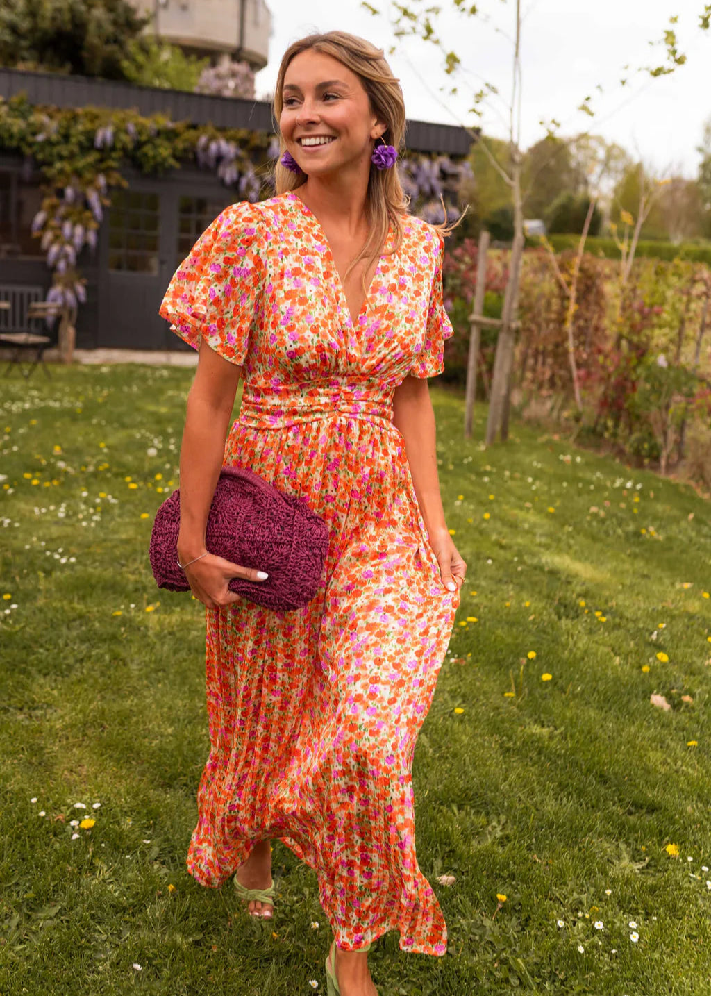 PAULINE / FLORAL MAXI DRESS