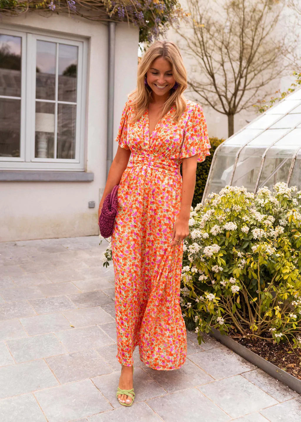 PAULINE / FLORAL MAXI DRESS