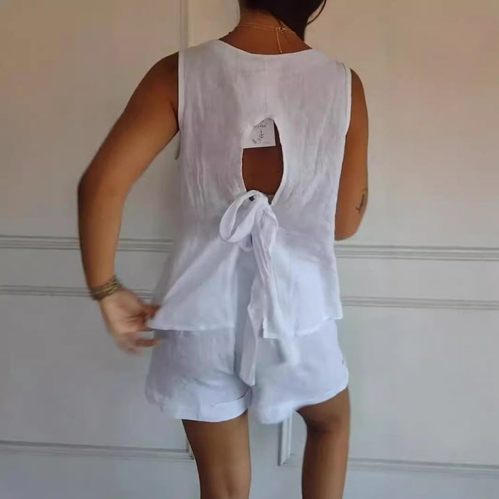 NANCY / SLEEVELESS VEST TOP