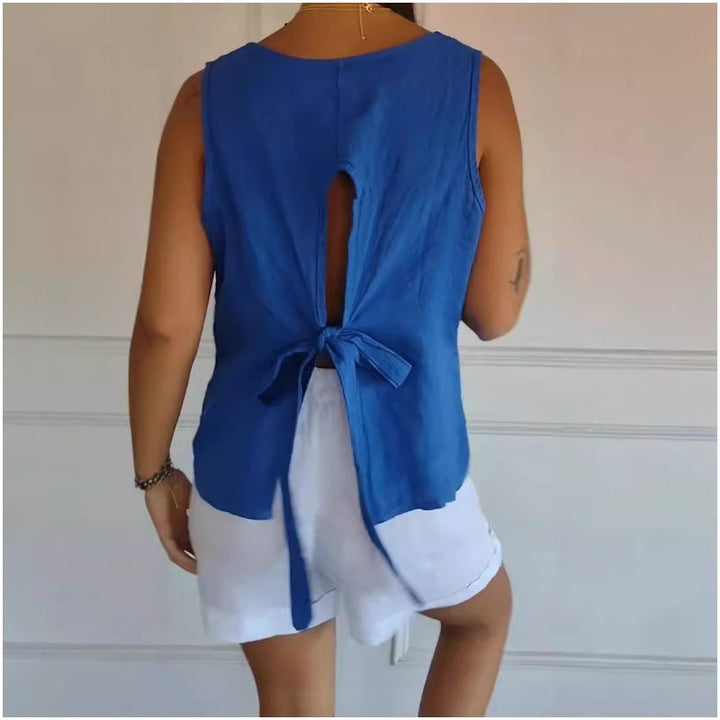 NANCY / SLEEVELESS VEST TOP