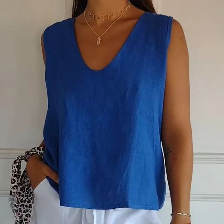 NANCY / SLEEVELESS VEST TOP