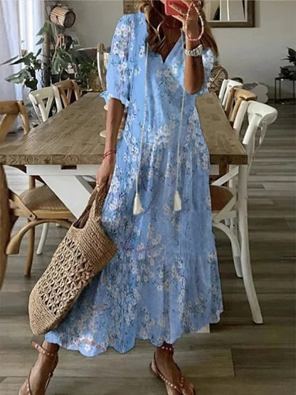 DAHLIA / BOHO MAXI DRESS